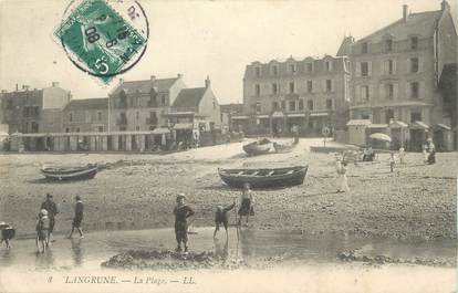 / CPA FRANCE 14  "Langrune, la plage"