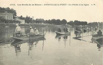 CPA FRANCE 94 "Joinville le Pont, la pêche à la ligne"