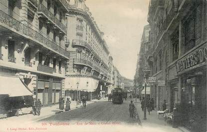 CPA FRANCE 31 "Toulouse, rue de Metz" / TRAMWAY