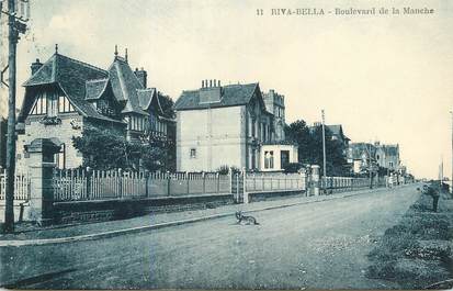 / CPA FRANCE 14 "Riva Bella, boulevard de la manche"