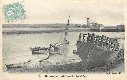 / CPA FRANCE 14 "Ouistreham, avant port"