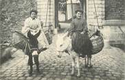 64 PyrÉnÉe Atlantique CPA FRANCE 64 "Basquaises revenant du Marché" / FOLKLORE / ANE