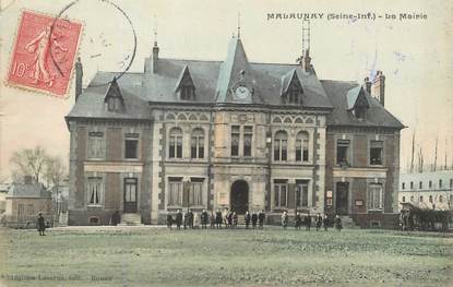 / CPA FRANCE 76 "Malaunay, la mairie"