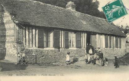 / CPA FRANCE 76 "Montivilliers, vieille maison"