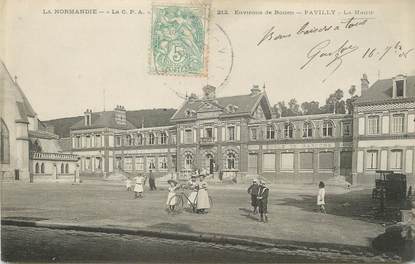 / CPA FRANCE 76 "Pavilly, la Mairie"