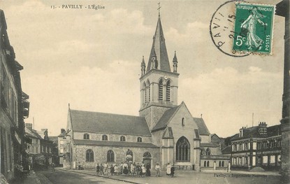 / CPA FRANCE 76 "Pavilly, l'église"