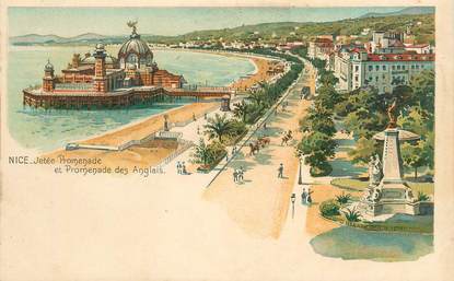 CPA  FRANCE 06 "Nice , promenade des anglais "