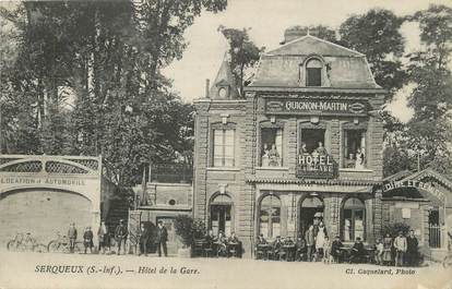 / CPA FRANCE 76 "Forges Les Eaux, hôtel de la gare"