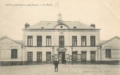 / CPA FRANCE 76 "Petit Quevilly près Rouen, la mairie"