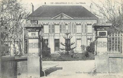 / CPA FRANCE 76 "Rolleville, les tilleuls"