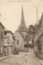 / CPA FRANCE 76 "Ry, l'église, rue des Halles"