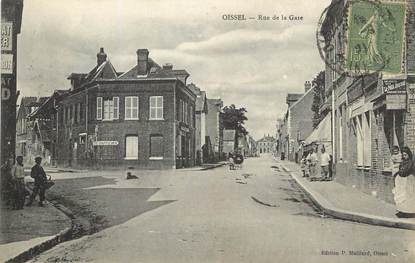 / CPA FRANCE 76 "Oissel, rue de la gare"