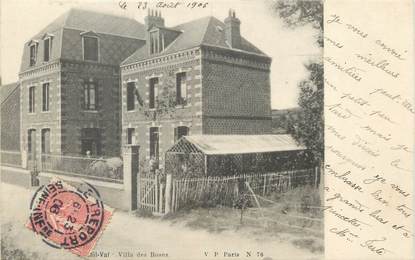 / CPA FRANCE 76 "Mesnil Val, villa des Roses"