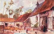 76 Seine Maritime / CPA FRANCE 76 "Mesnil Val, ferme église"