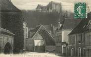 28 Eure Et Loir / CPA FRANCE 28 "Nogent le Rotrou, rue Saint Laurent et le château Saint Jean"