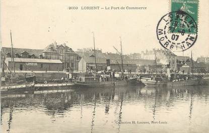 / CPA FRANCE 56 "Lorient, le port de commerce"