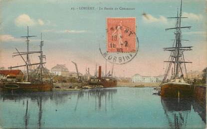 / CPA FRANCE 56 "Lorient, le bassin de commerce"