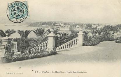 / CPA FRANCE 83 "Toulon, le Mourillon, jardin d'Acclimatation"