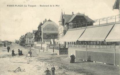 / CPA FRANCE 62 "Le Touquet Paris Plage, boulevard de la mer"