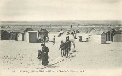 / CPA FRANCE 62 "Le Touquet Paris Plage, le chemin des planches"