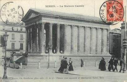 / CPA FRANCE 30 "Nîmes, la maison carrée"