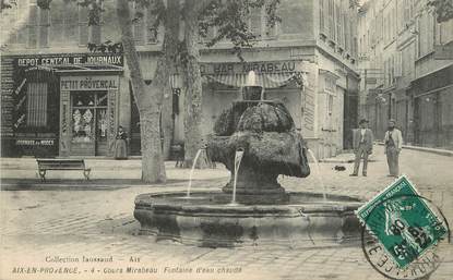 / CPA FRANCE 13 "Aix en Provence" / FONTAINE