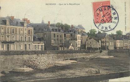 / CPA FRANCE 53 "Mayenne, quai de la République"