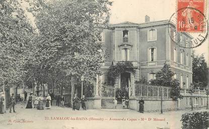 CPA FRANCE 34 "Lamalou les Bains, avenue du Capus"