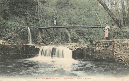 CPA FRANCE 34 "Lamalou les Bains, source Moise"