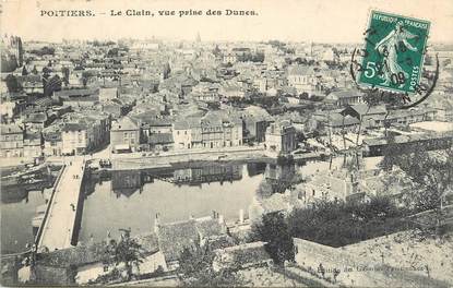 / CPA FRANCE 86 "Poitiers, le clain, vue prise des Dunes"