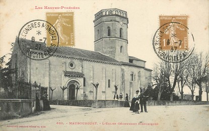 / CPA FRANCE 65 "Maubourguet, l'église"