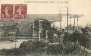 78 Yveline / CPA FRANCE 78 "Andresy Conflans Fin d'OIse, le pont Eiffel"