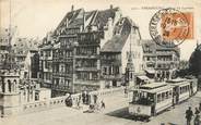 67 Ba Rhin / CPA FRANCE 67 "Strasbourg, pont du Corbeau" / TRAM