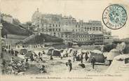 64 PyrÉnÉe Atlantique / CPA FRANCE 64 "Biarritz, la plage et le casino Bellevue"