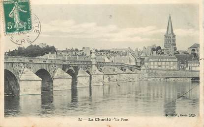 / CPA FRANCE 58 "La Charité, le pont"