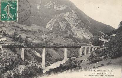 / CPA FRANCE 74 "Le viaduc du fort de l'écluse"