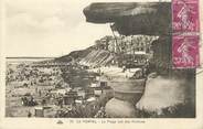 62 Pa De Calai / CPA FRANCE 62 "Le Portel, la plage vue des falaises"