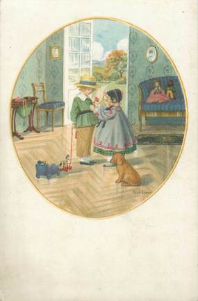 CPA ILLUSTRATEUR EBNER "Enfants et jouets"