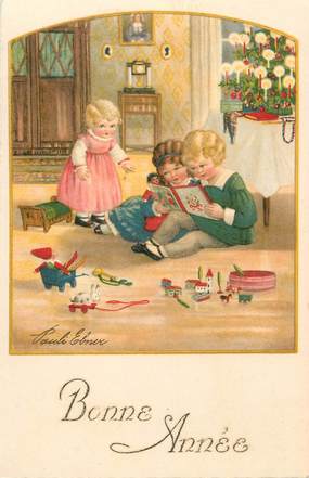 CPA ILLUSTRATEUR EBNER "Enfants et jouets "