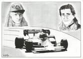 Illustrateur CPSM ILLUSTRATEUR LE JOLLY "Championnat du monde des conducteurs"
