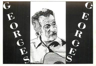 CPSM ILLUSTRATEUR LE JOLLY "Georges Brassens"