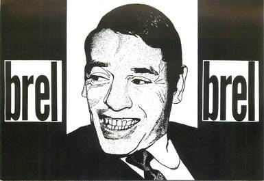 CPSM ILLUSTRATEUR  LE JOLLY "Jacques Brel"