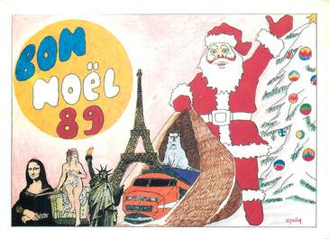 CPSM ILLUSTRATEUR  LE JOLLY "Noël 89"