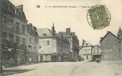 / CPA FRANCE 23 "La Souterraine, place du marché"