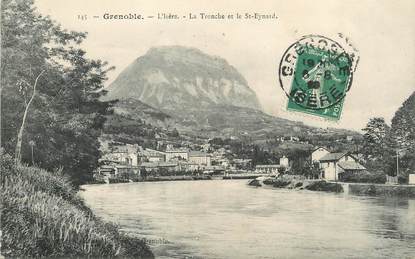 / CPA FRANCE 38 "Grenoble, l'Isère, la tronche et le Saint Eynard"