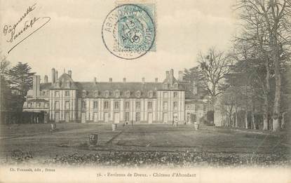 / CPA FRANCE 28 "Environs de Dreux, château d'Abondant"