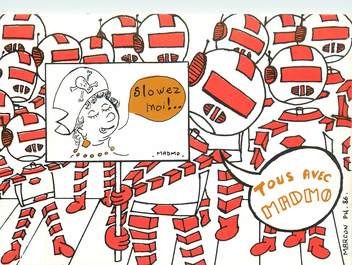 CPSM ILLUSTRATEUR MARCON Philippe "Les amis de Madmo"