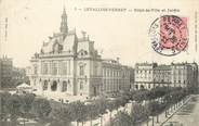 92 Haut De Seine / CPA FRANCE 92 "Levallois Perret, hôtel de ville et jardin"