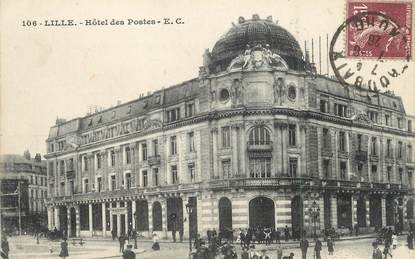 / CPA FRANCE 59 "Lille, hôtel des Postes"
