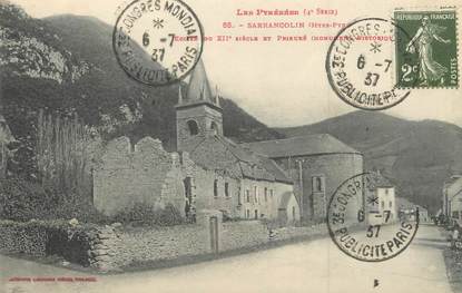 / CPA FRANCE 65 "Sarrancolin, église"